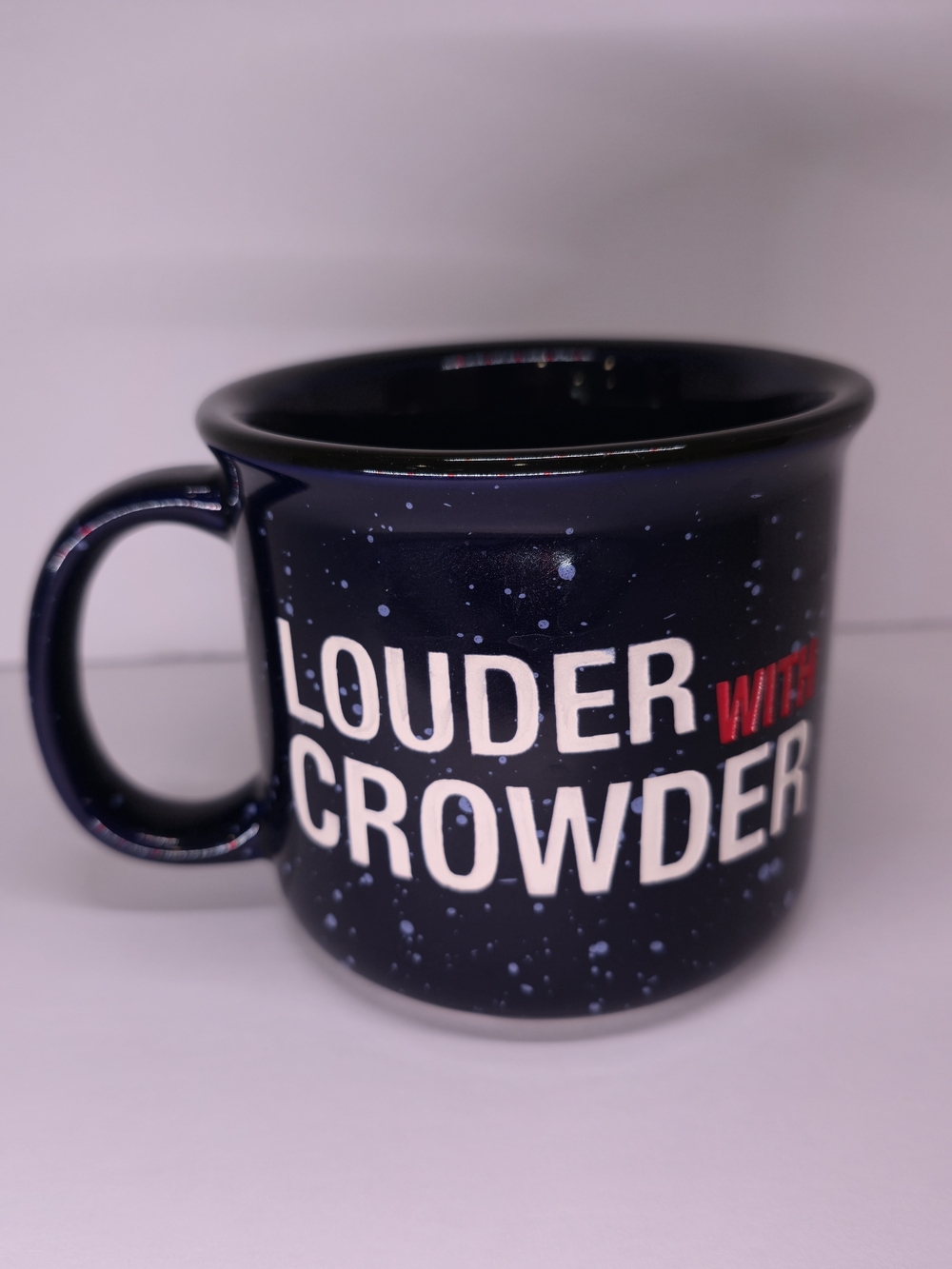 Navy Speckled Ceramic Mug